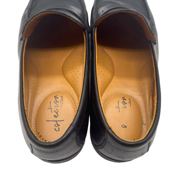 Clarks Collection ExtraLight Black Men's Penny‎ Loafers Leather Slip On Comfort - Picture 10 of 13